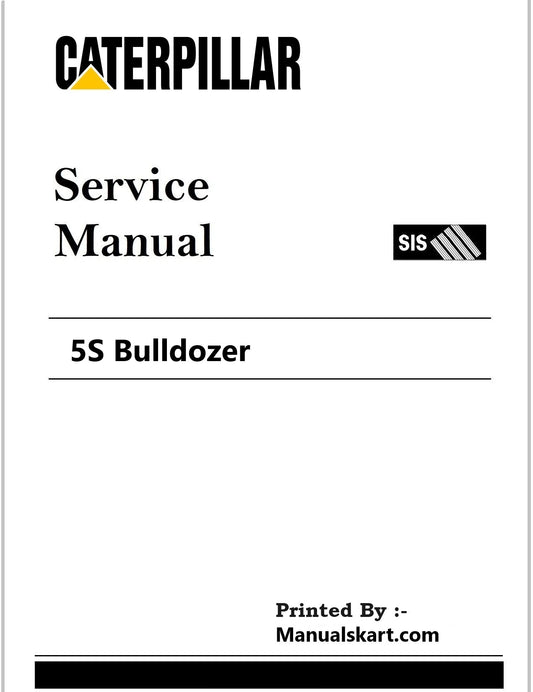 Caterpillar 5S Bulldozer Pdf Repair Service Manual