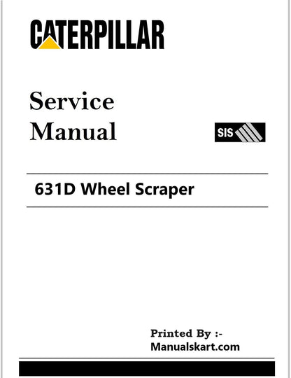 Caterpillar 631D Wheel Scraper Pdf Repair Service Manual