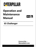 Caterpillar 65 Challenger Pdf Operation and Maintenance Manual 7YC