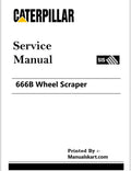 Caterpillar 666B Wheel Scraper Pdf Repair Service Manual 20G