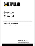 Caterpillar 6SU Bulldozer Repair Service Pdf Manual