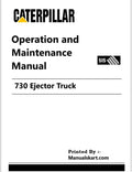 Caterpillar 730 Ejector Truck Pdf Operation and Maintenance Manual B1W