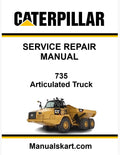 Caterpillar 735 Articulated Truck Pdf Repair Service Manual