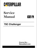 Caterpillar 75C Challenger Pdf Repair Service Manual 4KK