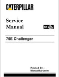 Caterpillar 75E Challenger Pdf Repair Service Manual