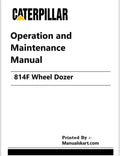 Caterpillar 814F Wheel Dozer Pdf Operation and Maintenance Manual