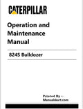 Caterpillar 824S Bulldozer Pdf Operation and Maintenance Manual 35G