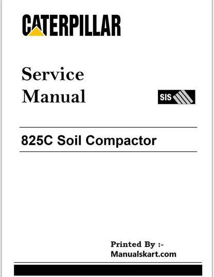 Caterpillar 825C Soil Compactor Pdf Repair Service Manual 86X