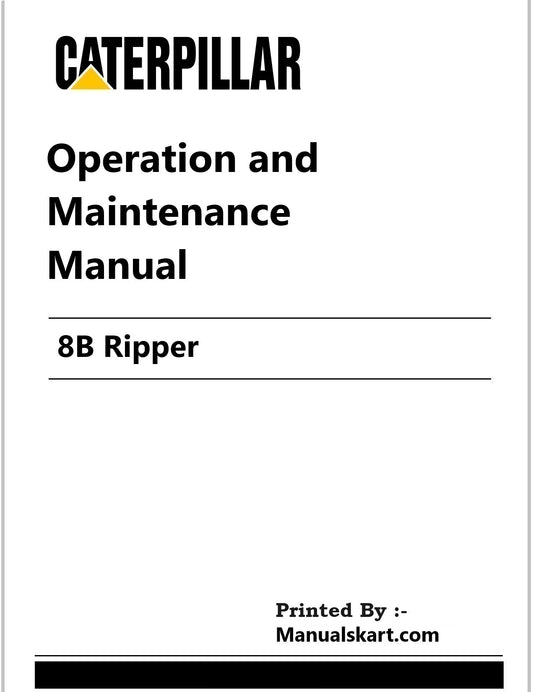 Caterpillar 8B Ripper Pdf Operation and Maintenance Manual