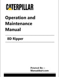 Caterpillar 8D Ripper Pdf Operation and Maintenance Manual