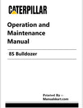 Caterpillar 8S Bulldozer Pdf Operation and Maintenance Manual