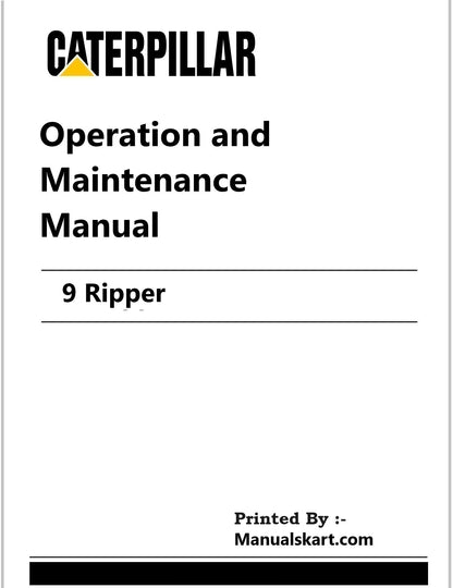 Caterpillar 9 Ripper Pdf Operation and Maintenance Manual