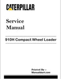 Caterpillar 910H Compact Wheel Loader Repair & Service Pdf Manual SAT