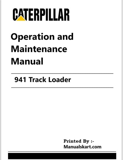 Caterpillar 941 Track Loader Pdf Operation and Maintenance Manual