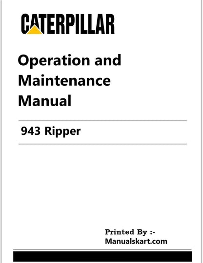 Caterpillar 943 Ripper Pdf Operation and Maintenance Manual