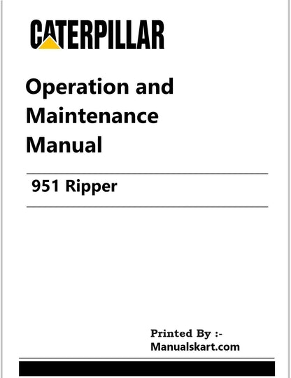 Caterpillar 951 Ripper Pdf Operation and Maintenance Manual