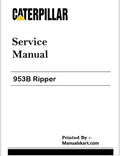 Caterpillar 953B Ripper Repair Service Pdf Manual