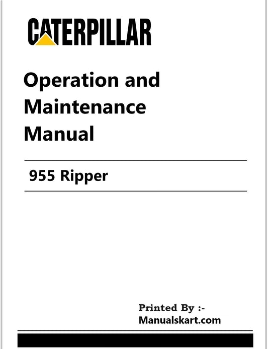 Caterpillar 955 Ripper Pdf Operation and Maintenance Manual