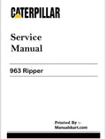 Caterpillar 963 Ripper Repair Service Pdf Manual