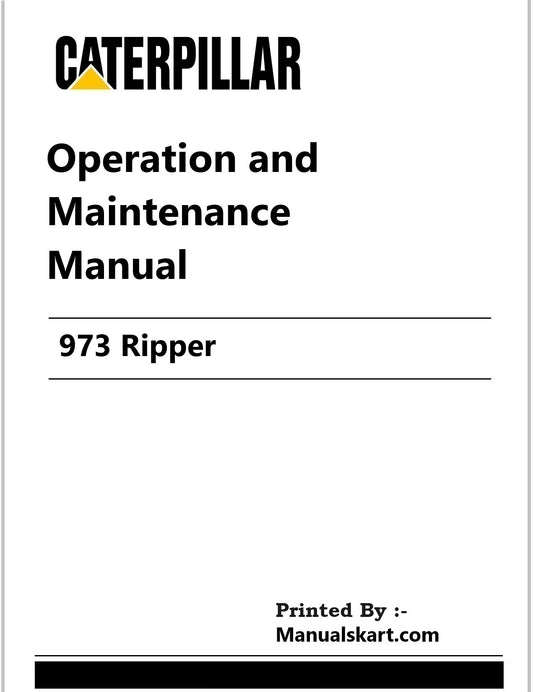 Caterpillar 973 Ripper Pdf Operation and Maintenance Manual 11B