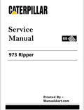 Caterpillar 973 Ripper Pdf Repair Service Manual 11B
