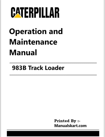Caterpillar 983B Track Loader Pdf Operation and Maintenance Manual 58X
