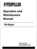 Caterpillar 9B Ripper Pdf Operation and Maintenance Manual