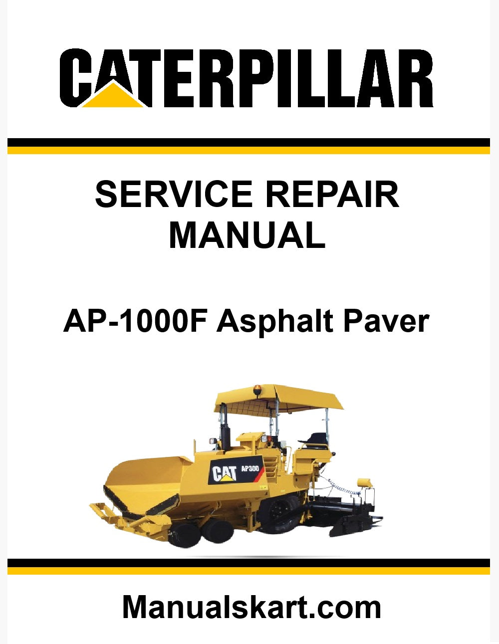 Caterpillar AP-1000F Asphalt Paver Pdf Repair Service Manual AC4