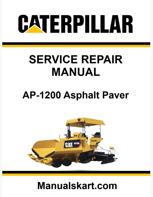 Caterpillar AP-1200 Asphalt Paver Pdf Repair Service Manual 2JD