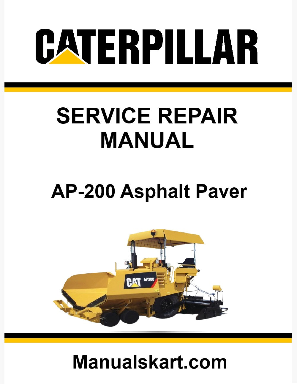 Caterpillar AP-200 Asphalt Paver Pdf Repair Service Manual 6AD