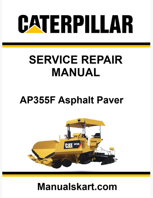 Caterpillar AP355F Asphalt Paver Pdf Repair Service Manual