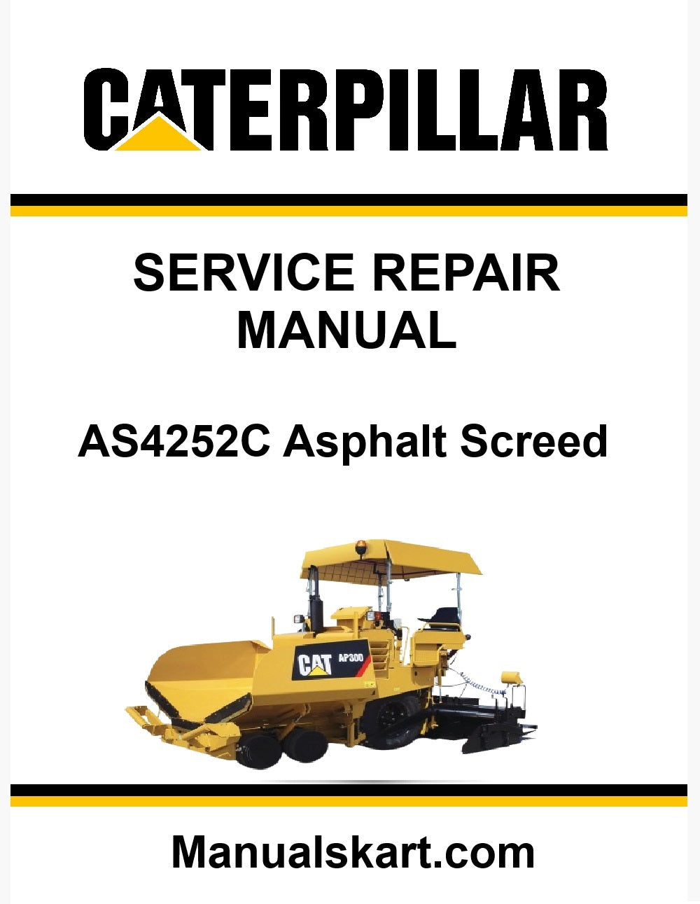 Caterpillar AS4252C Asphalt Screed Pdf Repair Service Manual TPS