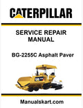 Caterpillar BG-2255C Asphalt Paver Pdf Repair Service Manual CKR
