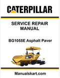 Caterpillar BG1055E Asphalt Paver Pdf Repair Service Manual FRR