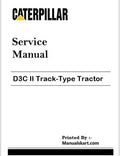 Caterpillar D3C II Track-Type Tractor Repair Service Pdf Manual