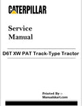 Caterpillar D6T XW PAT Track-Type Tractor Repair Service Pdf Manual