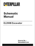 Caterpillar EL200B Excavator Pdf Schematic Wiring Diagram Manual