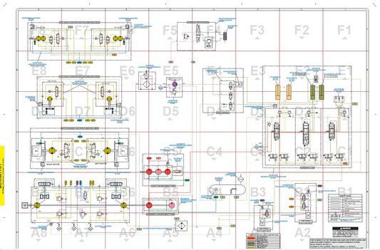 Caterpillar AP-650B Asphalt Paver Pdf Schematic Wiring Diagram Manual