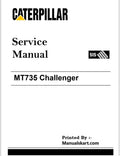 Caterpillar MT735 Challenger Pdf Repair Service Manual AKN