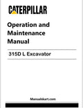 Caterpillar 315D L Excavator Pdf Operation and Maintenance Manual