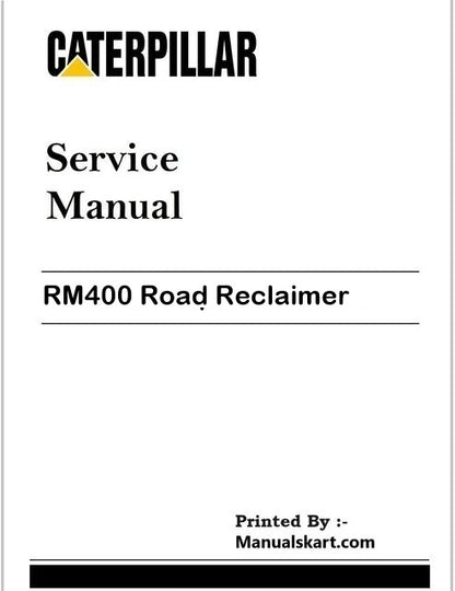 Caterpillar RM400 Road Reclaimer Repair Service Pdf Manual