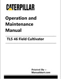 Caterpillar TL5 46 Field Cultivator Pdf Operation and Maintenance Manual FCK