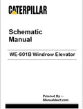 Caterpillar WE-601B Windrow Elevator Pdf Schematic Wiring Diagram Manual 7EC