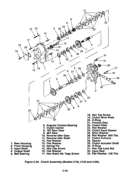 Cub Cadet 2000 Series Tractor Pdf Repair Service Manual