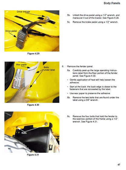 Cub Cadet LTX Series Riding Tractors Pdf Repair Service Manual 3
