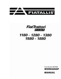 Fiat 1180, 1180DT, 1280, 1280DT, 1380, 1380DT, 1580, 1580DT, 1880 and 1880DT Tractors Pdf Repair Service Manual (06910064)