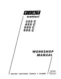 Fiat 355C, 455C, 505C and 605C Crawler Tractors Pdf Repair Service Manual (06910045)