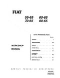Fiat 465C, 55-65, 565C, 60-65, 665C, 70-65, 765C and 80-65 Crawler Tractors Pdf Repair Service Manual (06910093)