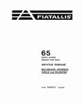 Fiat 65 Motor Graders Pdf Repair Service Manual (70685820)