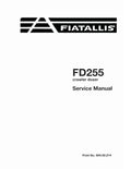 Fiat FD255 Crawler Dozers Pdf Repair Service Manual (60402214)